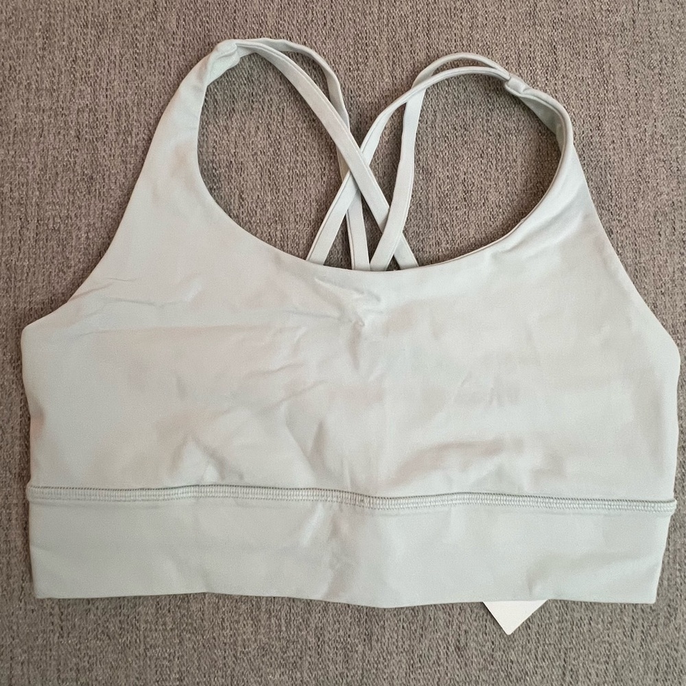 Lululemon Athletica Light Green Energy *Long Line* Sports Bra - NWT